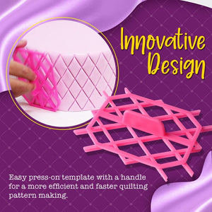 Quilted Pattern Cake Template