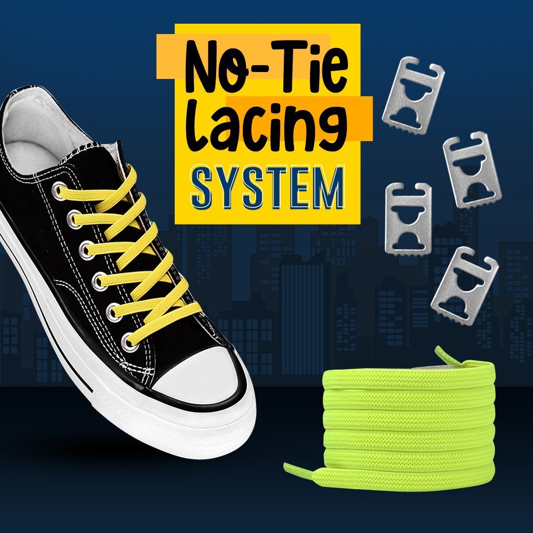 No-Tie Lacing System