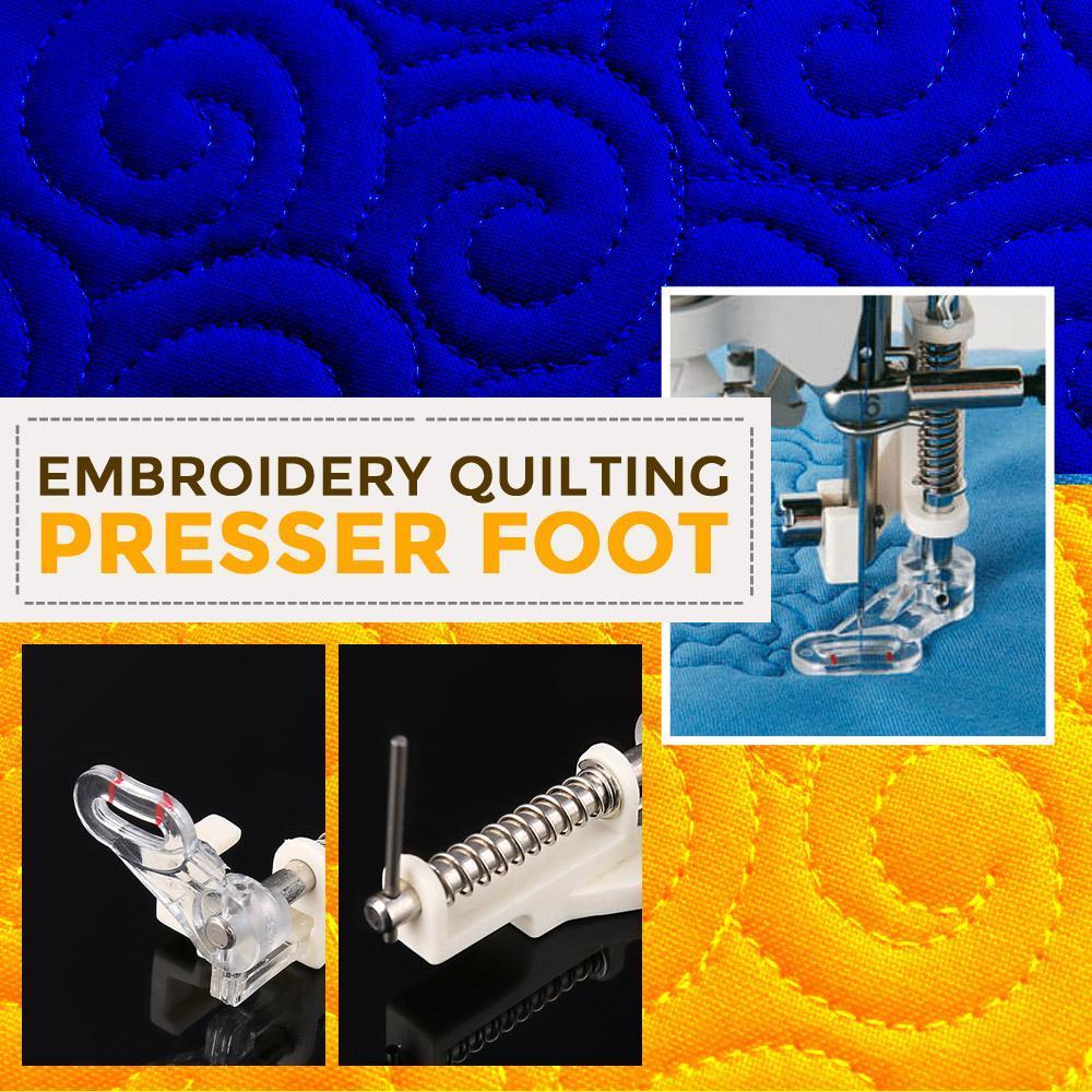 Free Motion Embroidery Quilting Foot Presser