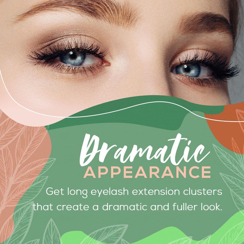 Cluster Eyelashes Eyelash Extension  [BUY ONE GET ONE FREE]