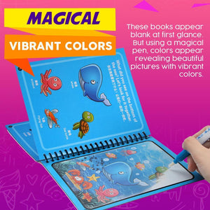 Montessori Coloring Book & Magic Pen