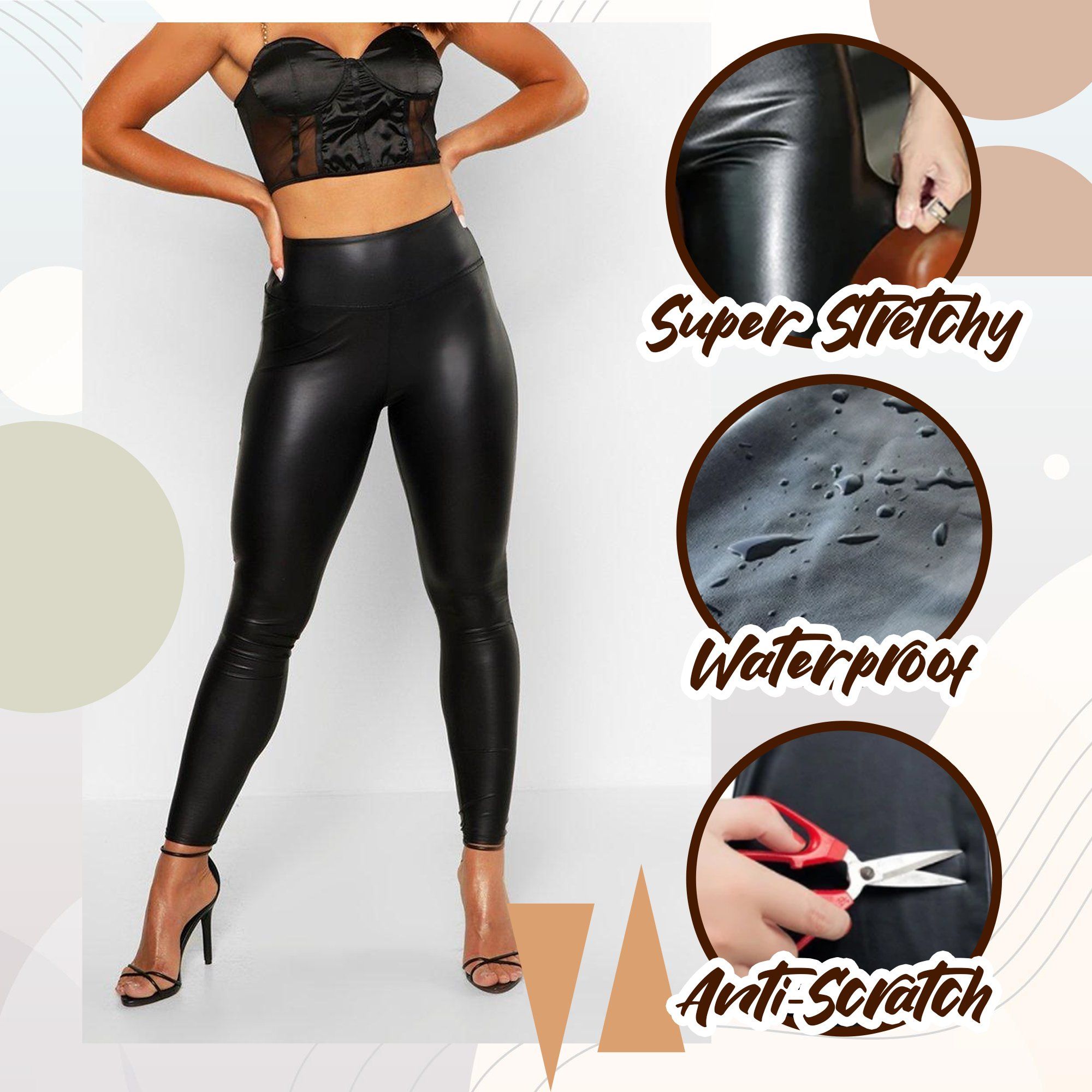 Perfect Fit Leather Leggings