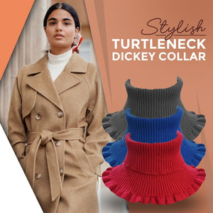 Stylish Turtleneck Dickey Collar