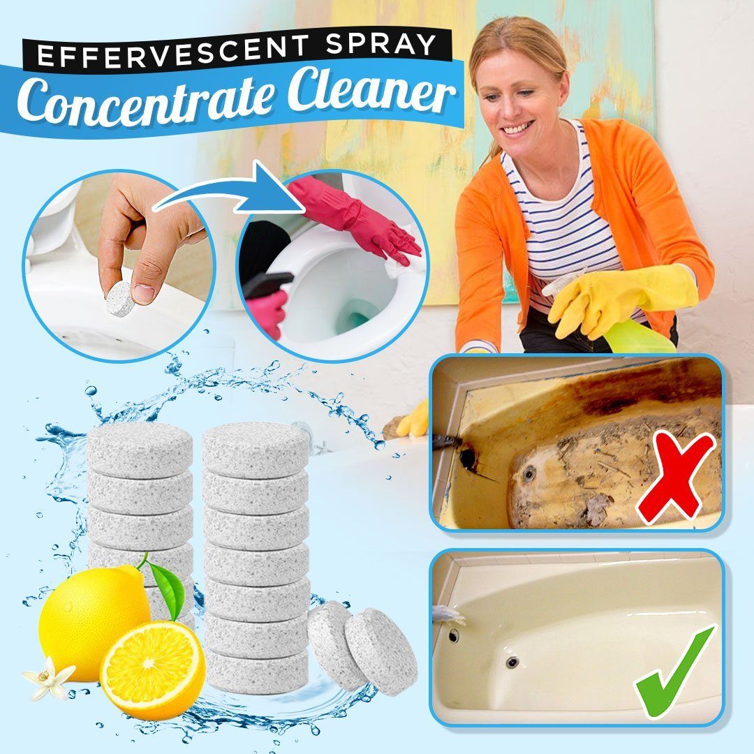 Multifunctional Effervescent Spray Concentrate Cleaner