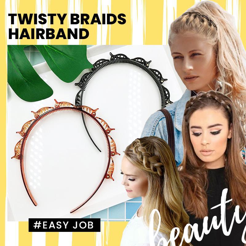 Easy Twisty Braids Hairband