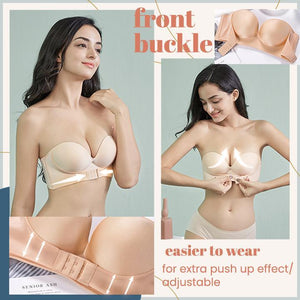 Strapless Front Buckle Lift Bra - 🔥🔥 Limited Time Sale 🔥🔥