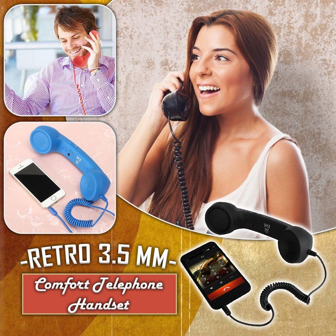 Retro 3.5 mm Comfort Telephone Handset