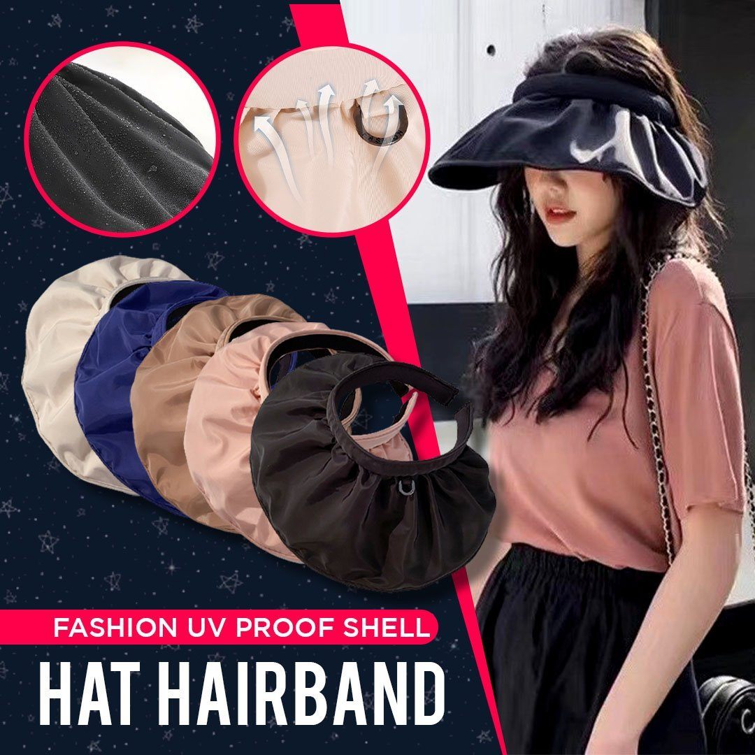 Fashion UV Proof Shell Hat Hairband