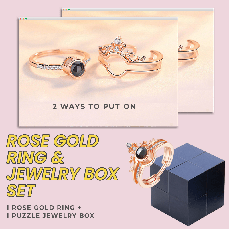 Message Ring, Necklace, Puzzle Jewelry Box