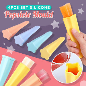 4pcs Set Silicone Popsicle Mould