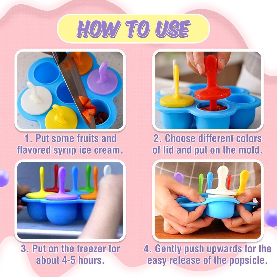 Silicone Popsicles Mold