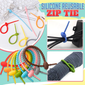 Silicone Reusable Zip Tie