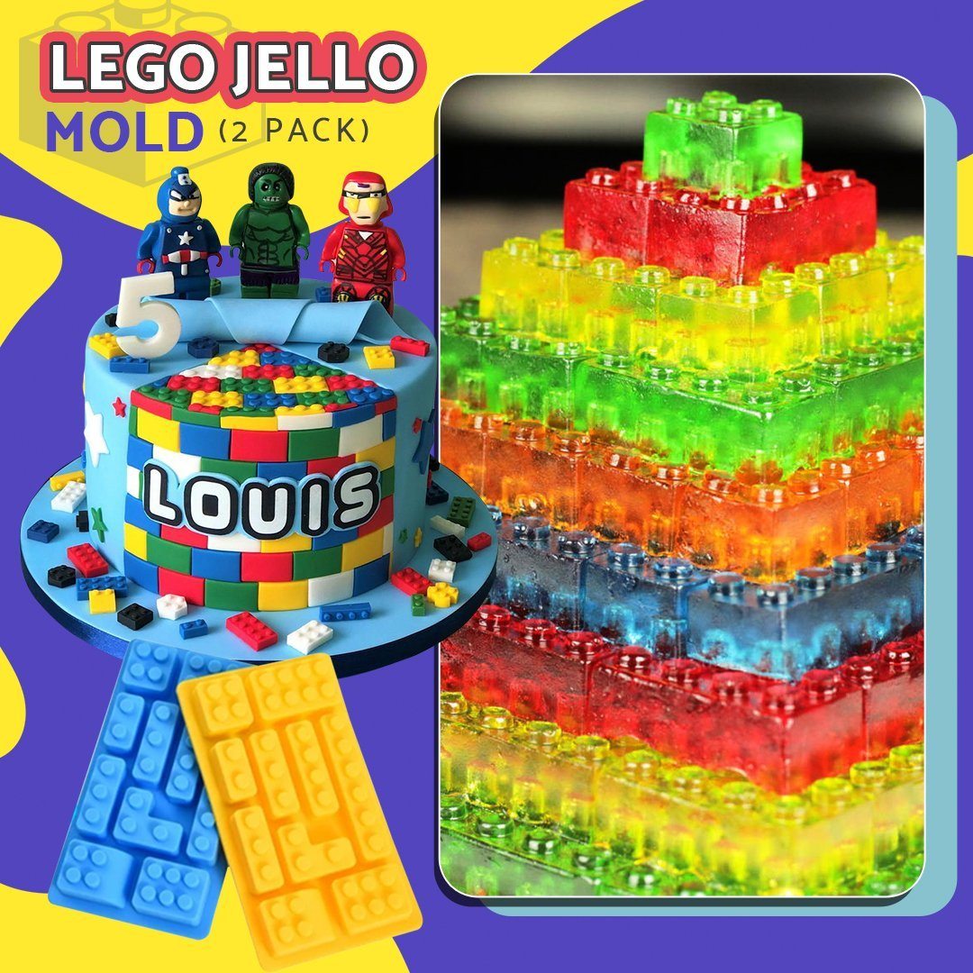 Lego Jello Mold (2 Pack)