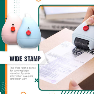 Security Stamp Roller with Plastic Art Knife