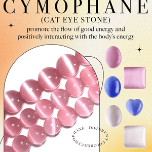 Infinity Cymophane Stone Nail Ornaments