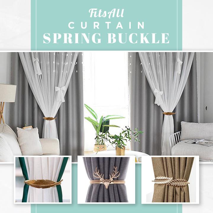 FitsAll Curtain Spring Buckle