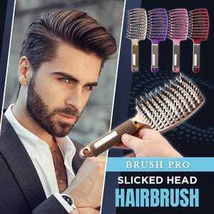 Brush Pro Slicked Head Hairbrush
