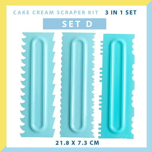 Cake Cream Scraper Kit