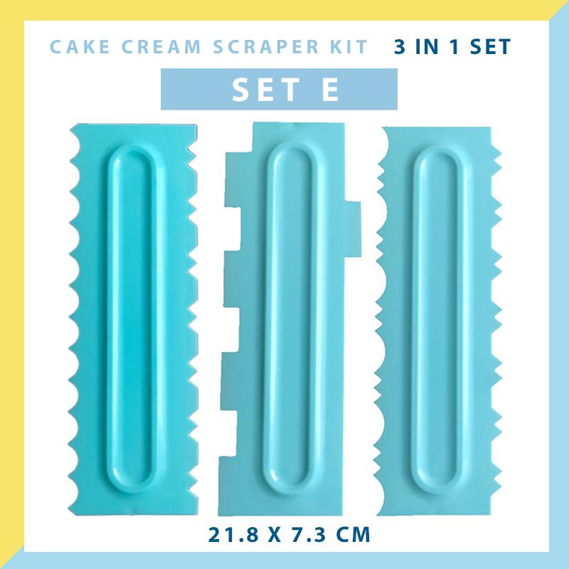 Cake Cream Scraper Kit